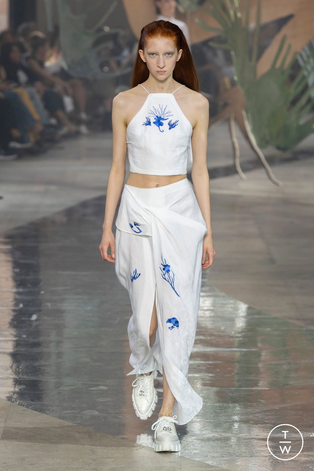Fashion Week Paris Spring/Summer 2024 look 59 from the Shiatzy Chen collection womenswear