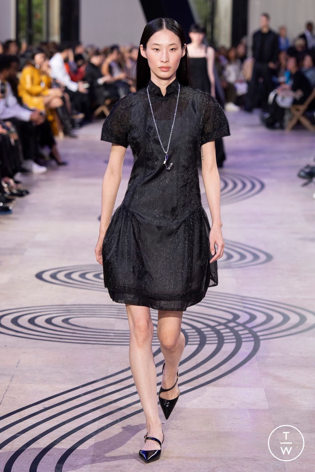Fashion Week Paris Spring/Summer 2025 look 39 from the Shiatzy Chen collection womenswear