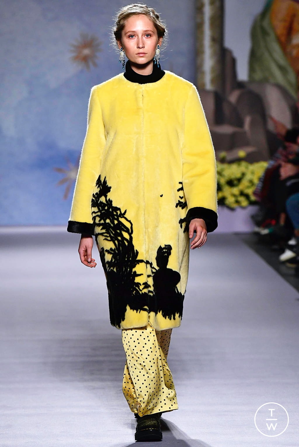 Fashion Week London Fall/Winter 2019 look 3 de la collection Shrimps womenswear