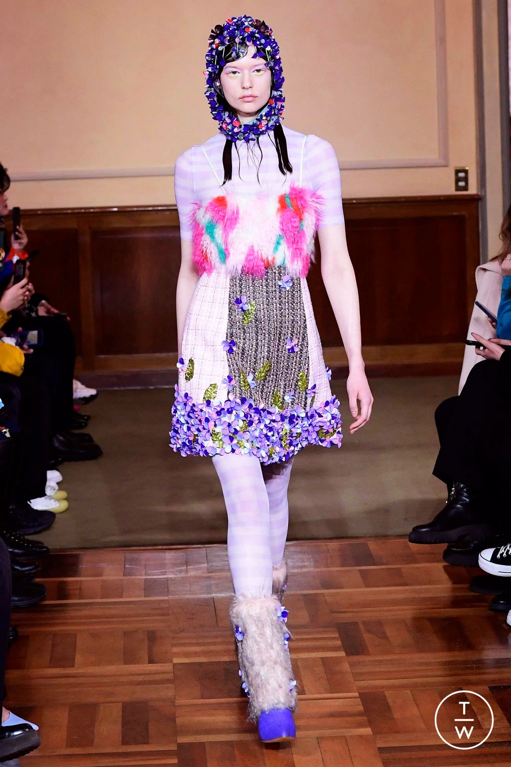 Fashion Week Milan Fall/Winter 2023 look 4 from the Shuting Qiu collection 女装