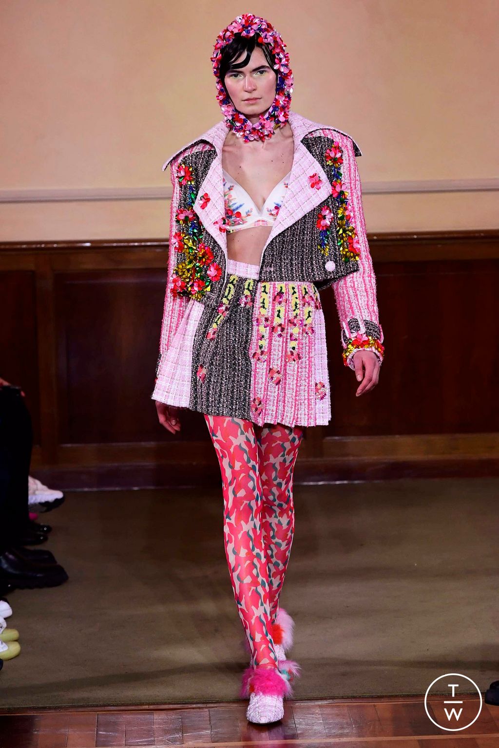 Fashion Week Milan Fall/Winter 2023 look 5 from the Shuting Qiu collection womenswear