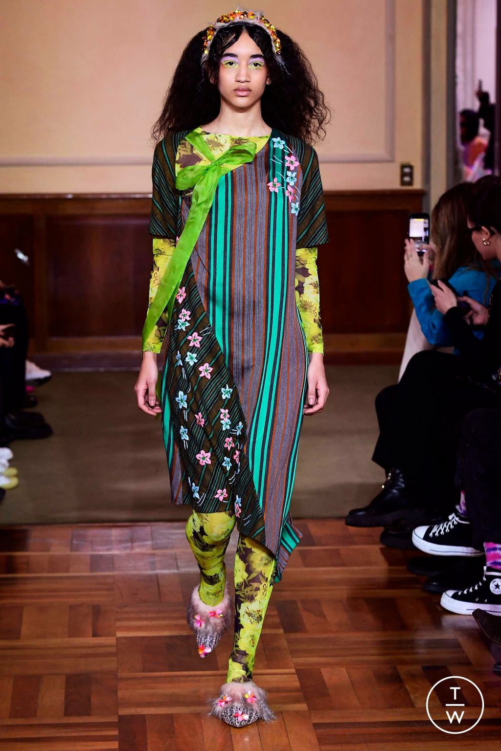 Fashion Week Milan Fall/Winter 2023 look 10 from the Shuting Qiu collection womenswear