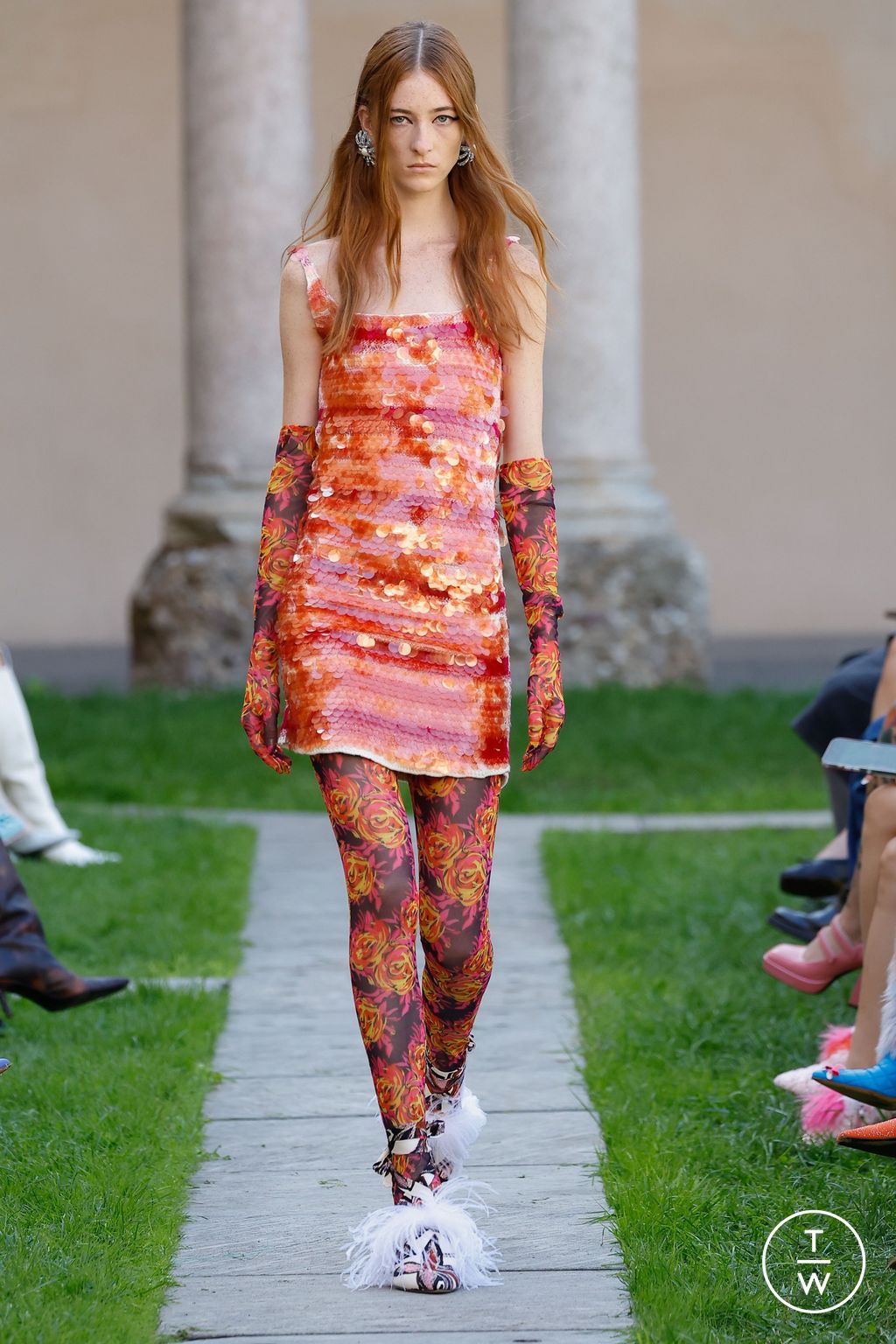 Fashion Week Milan Spring/Summer 2024 look 5 from the Shuting Qiu collection womenswear