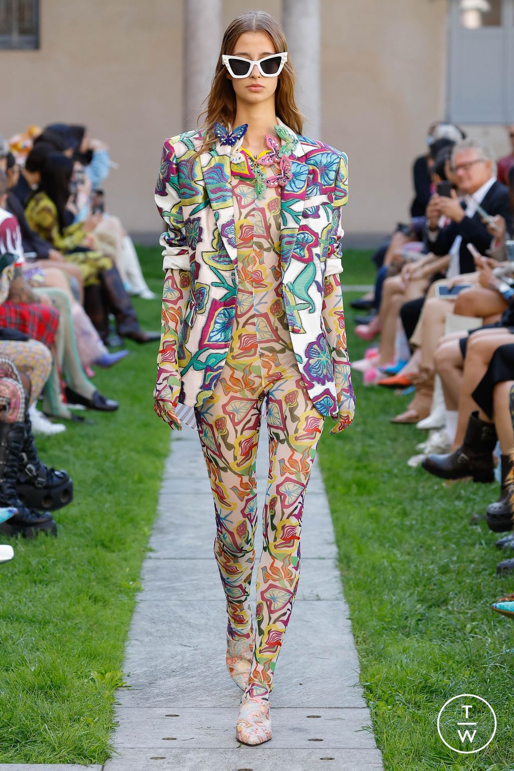 Fashion Week Milan Spring/Summer 2024 look 7 from the Shuting Qiu collection womenswear