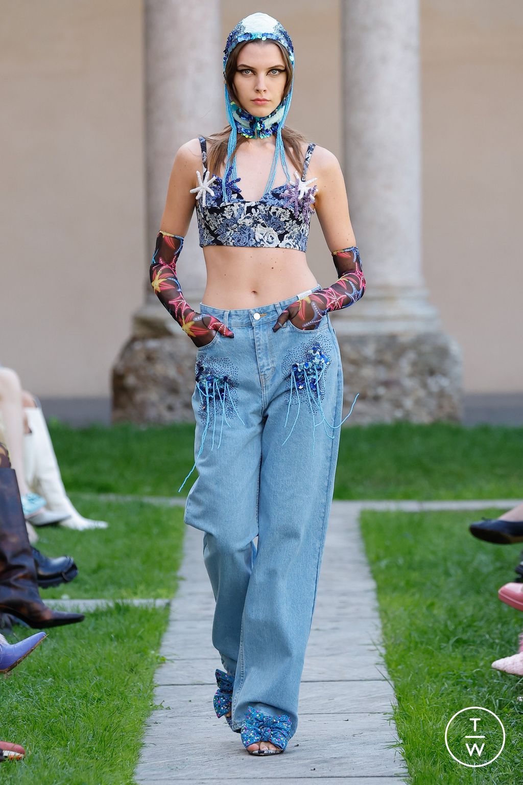 Fashion Week Milan Spring/Summer 2024 look 13 from the Shuting Qiu collection womenswear