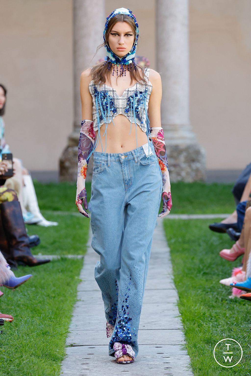 Fashion Week Milan Spring/Summer 2024 look 15 from the Shuting Qiu collection womenswear