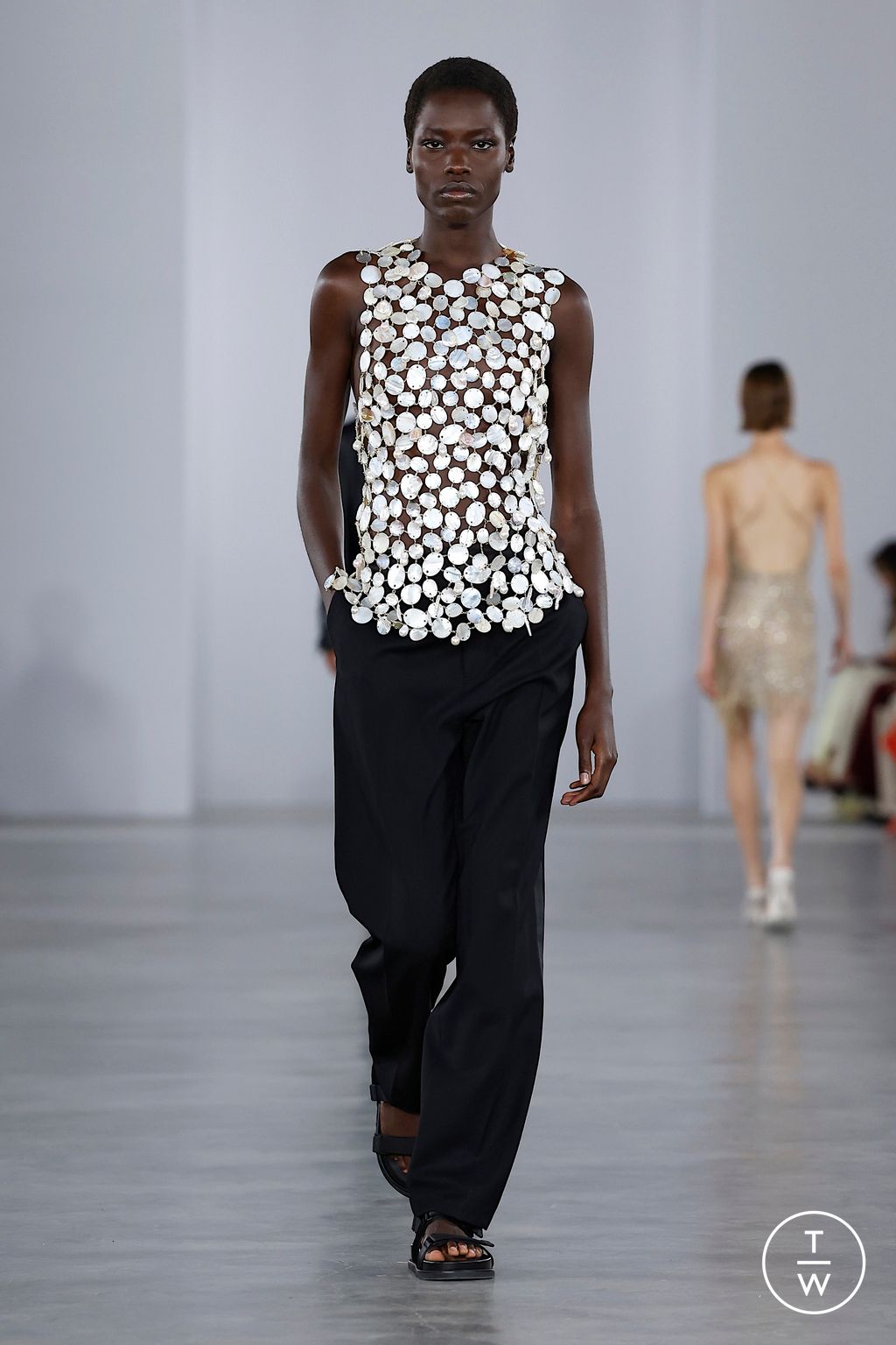 Fashion Week New York Spring/Summer 2026 look 37 from the Simkhai collection womenswear