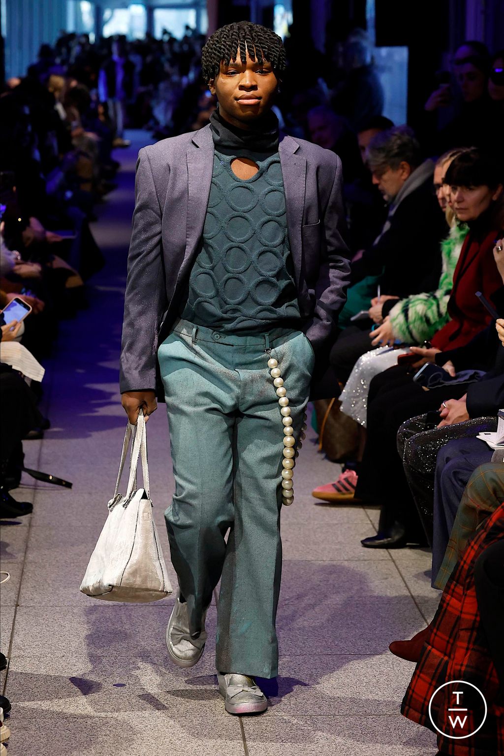 Fashion Week Milan Fall/Winter 2024 look 14 from the Simon Cracker collection menswear