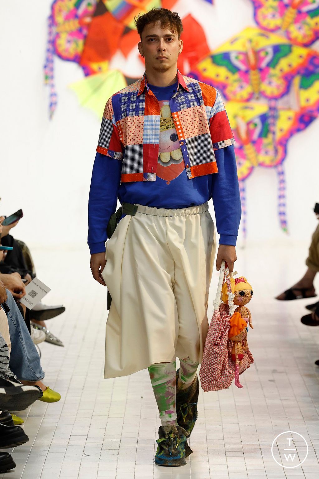 Fashion Week Milan Spring/Summer 2024 look 2 from the Simon Cracker collection 男装