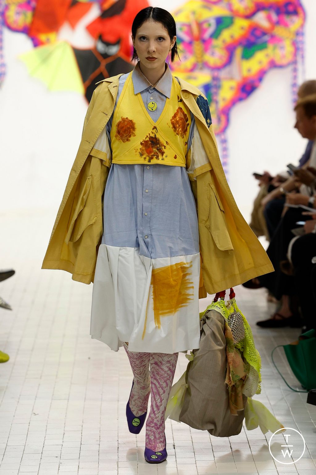 Fashion Week Milan Spring/Summer 2024 look 5 from the Simon Cracker collection 男装