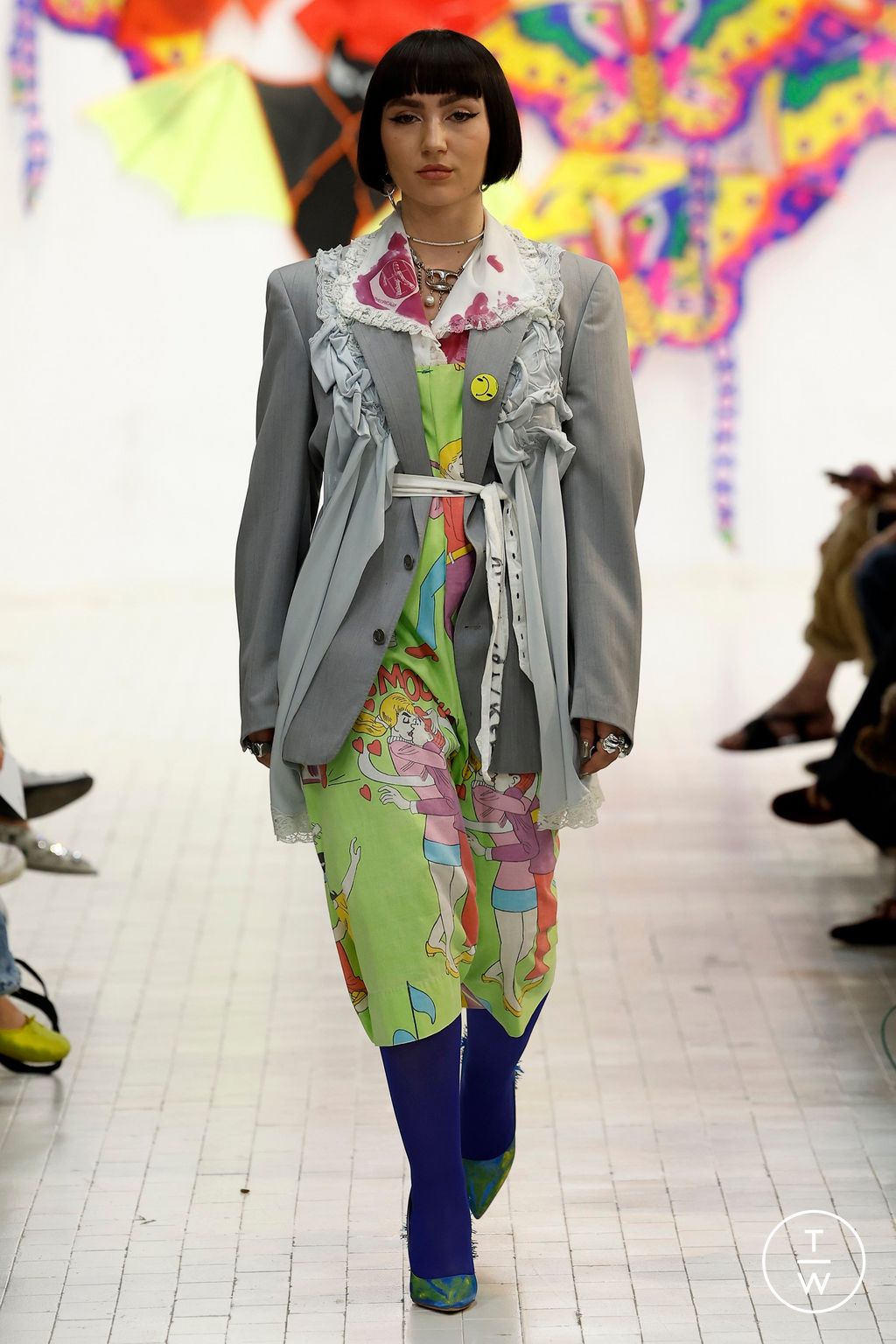 Fashion Week Milan Spring/Summer 2024 look 25 from the Simon Cracker collection 男装
