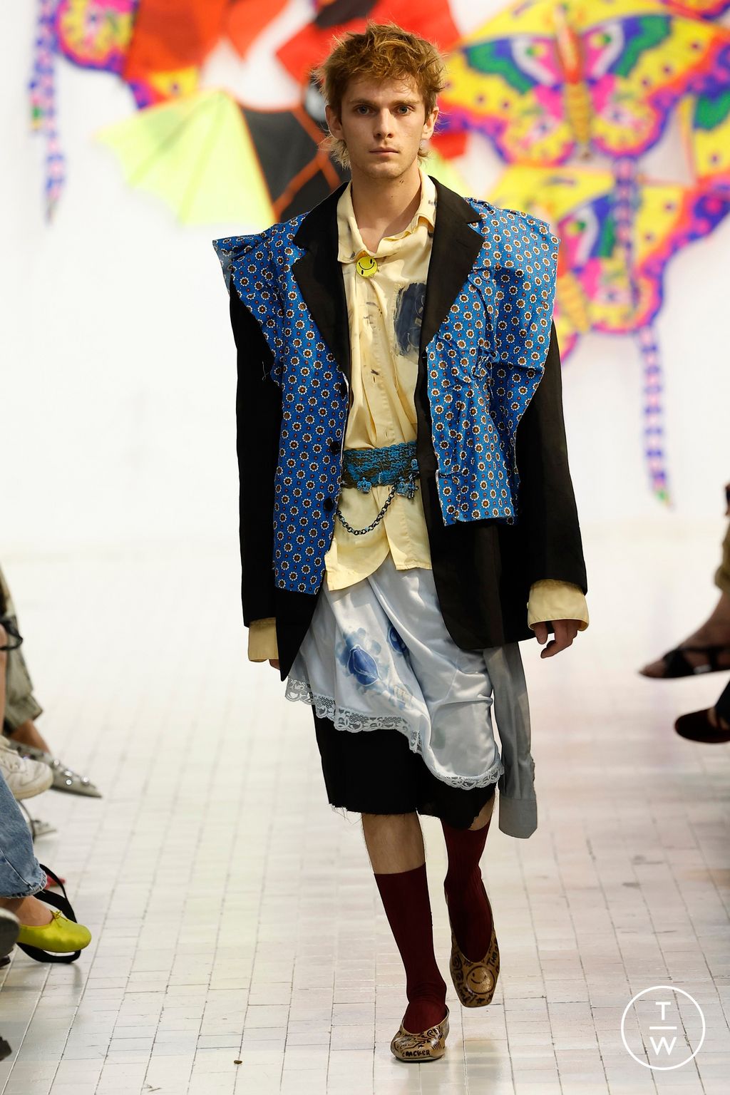 Fashion Week Milan Spring/Summer 2024 look 42 from the Simon Cracker collection menswear