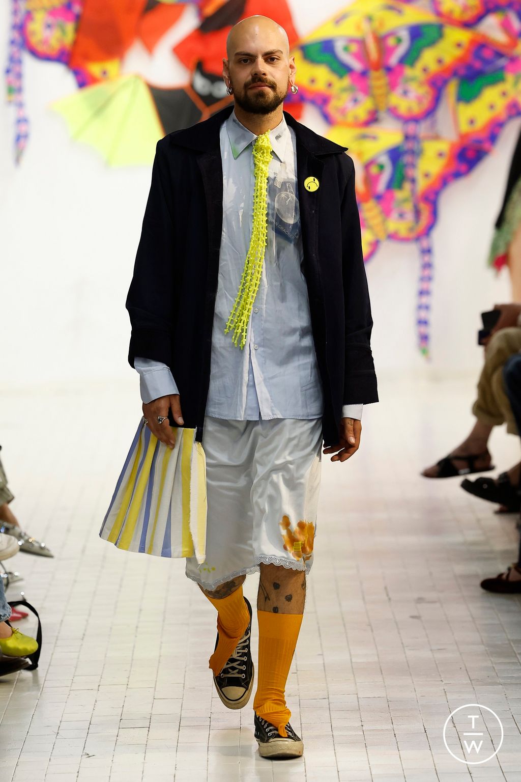 Fashion Week Milan Spring/Summer 2024 look 50 from the Simon Cracker collection menswear