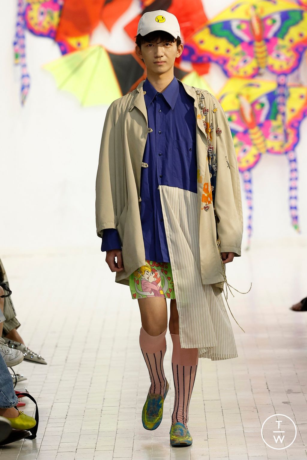 Fashion Week Milan Spring/Summer 2024 look 51 from the Simon Cracker collection menswear