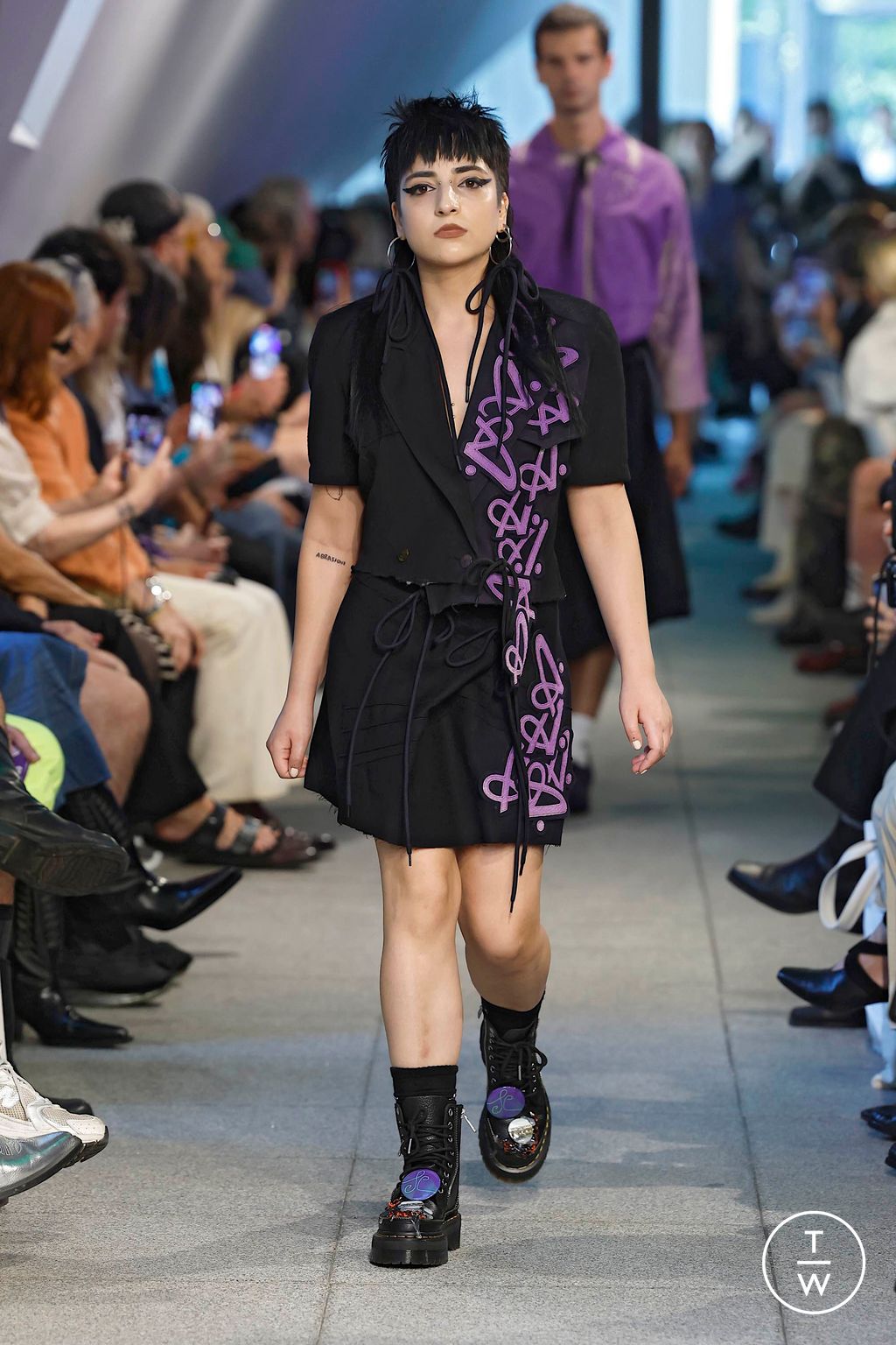 Fashion Week Milan Spring/Summer 2025 look 4 de la collection Simon Cracker menswear