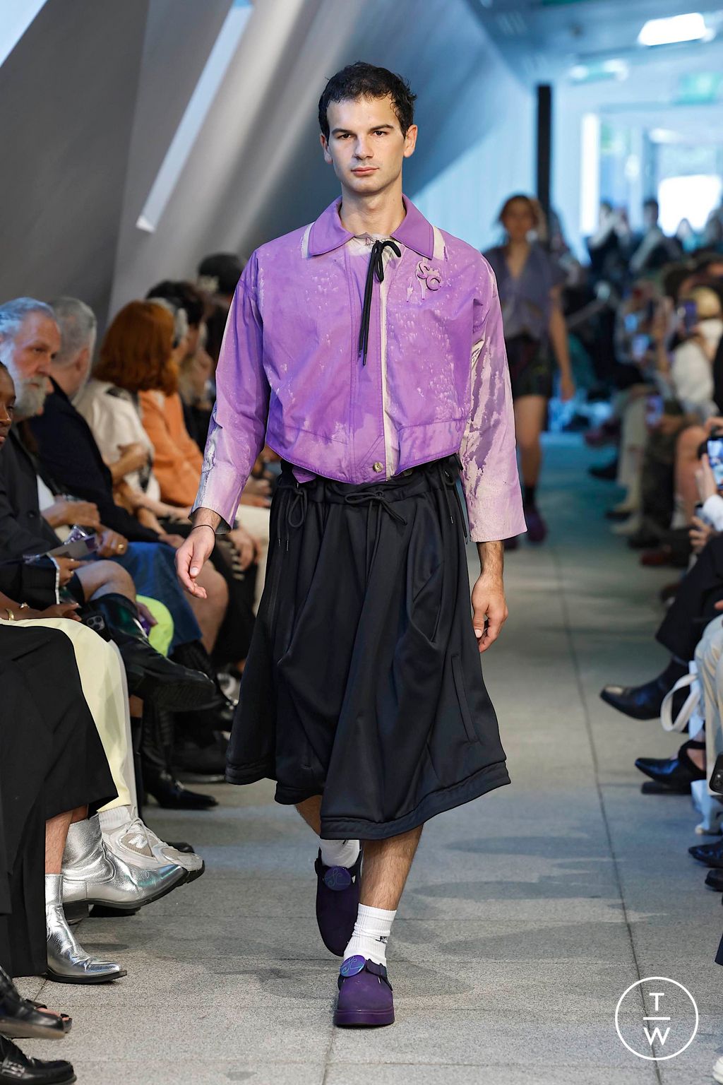 Fashion Week Milan Spring/Summer 2025 look 5 from the Simon Cracker collection menswear