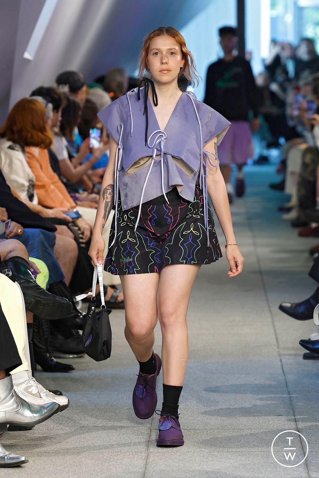Fashion Week Milan Spring/Summer 2025 look 6 from the Simon Cracker collection menswear