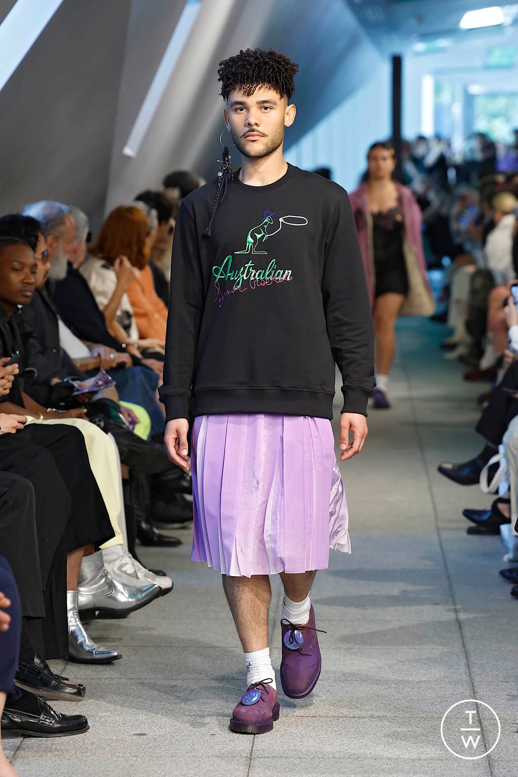 Fashion Week Milan Spring/Summer 2025 look 7 from the Simon Cracker collection menswear