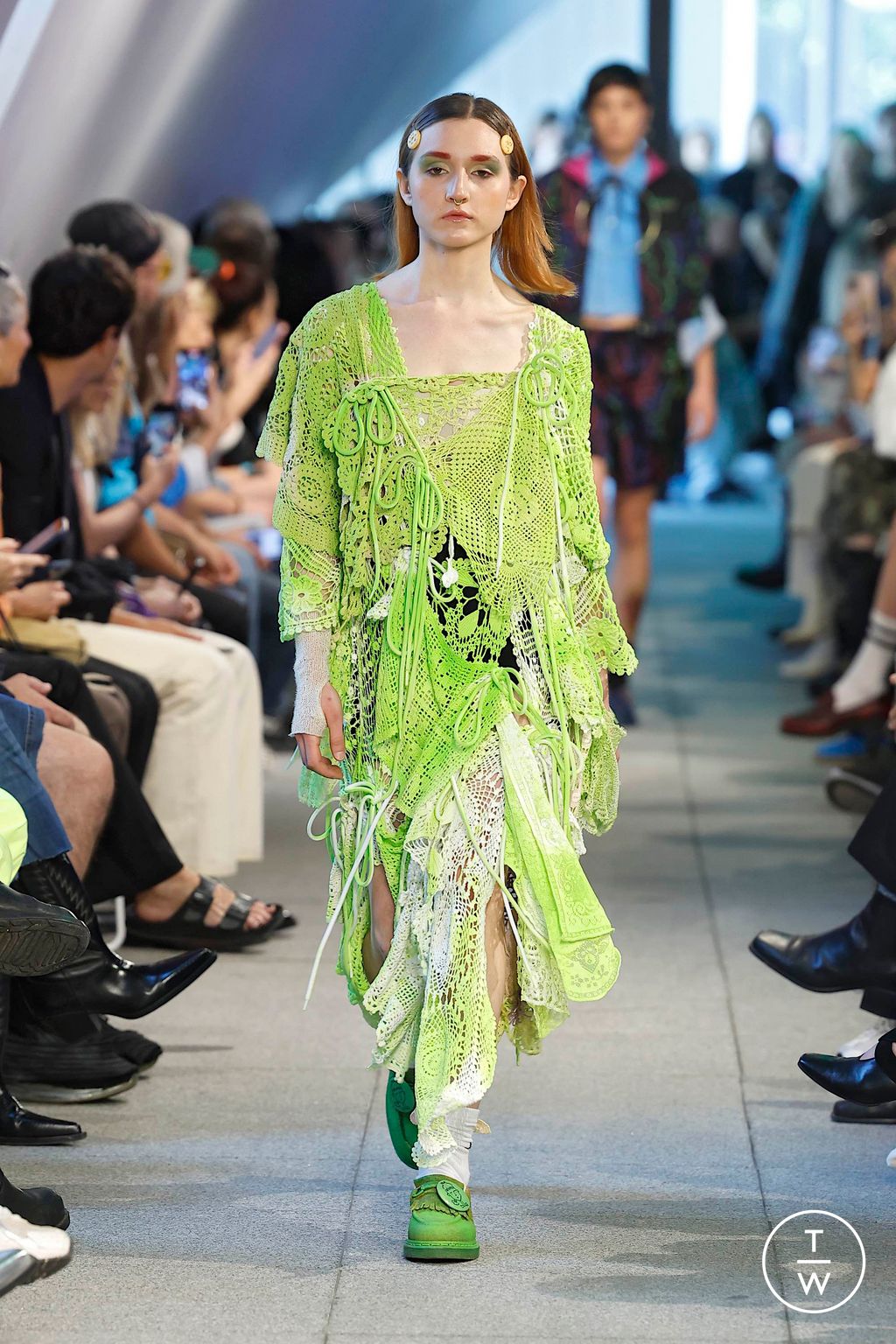 Fashion Week Milan Spring/Summer 2025 look 34 from the Simon Cracker collection menswear