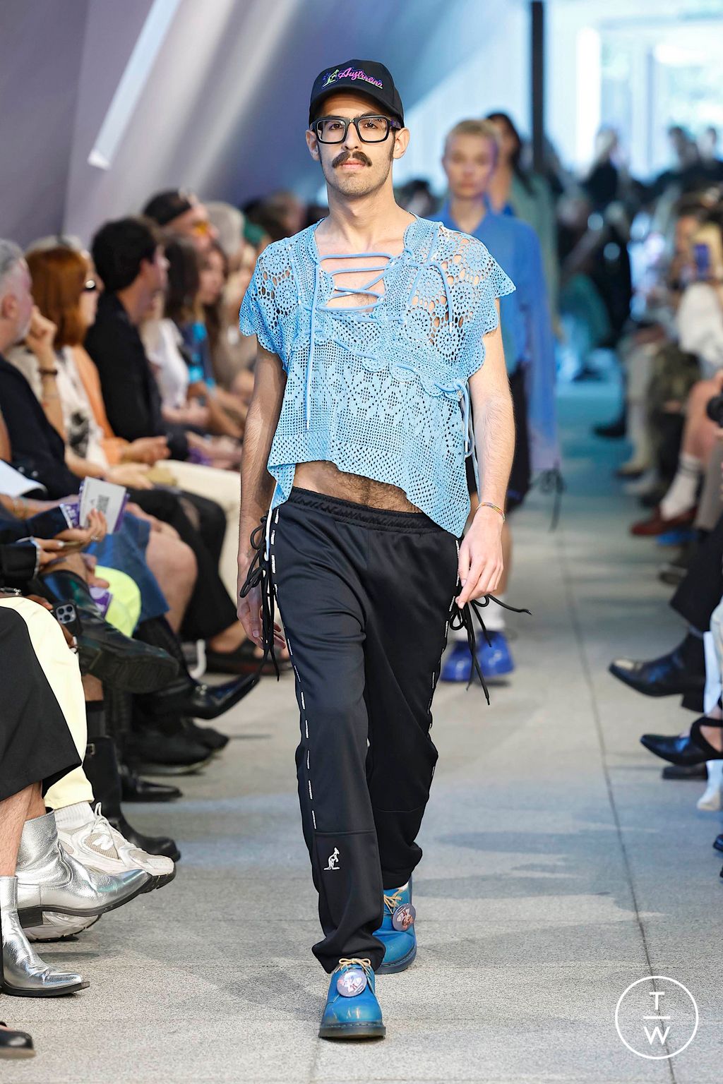Fashion Week Milan Spring/Summer 2025 look 41 from the Simon Cracker collection menswear