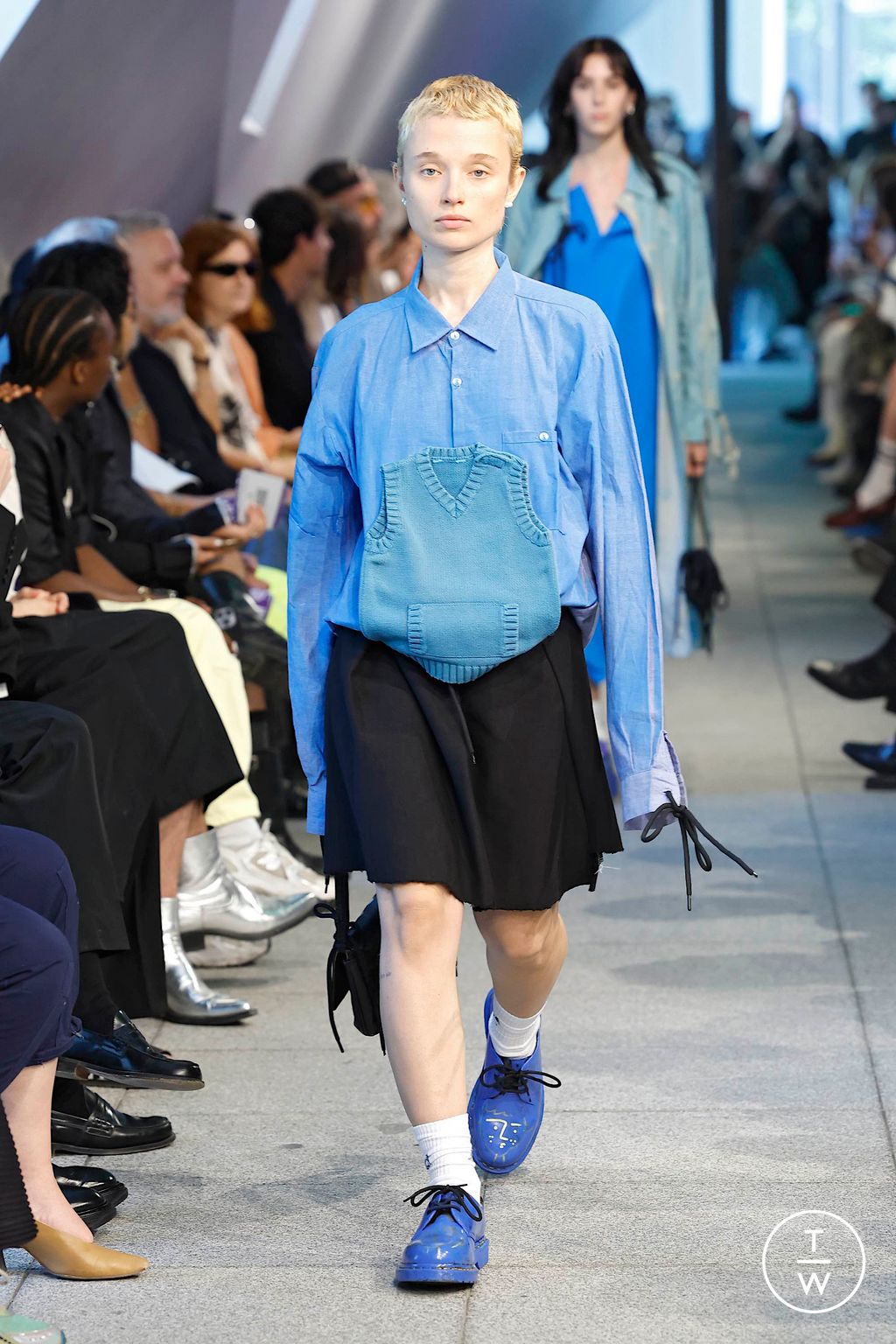 Fashion Week Milan Spring/Summer 2025 look 42 from the Simon Cracker collection menswear