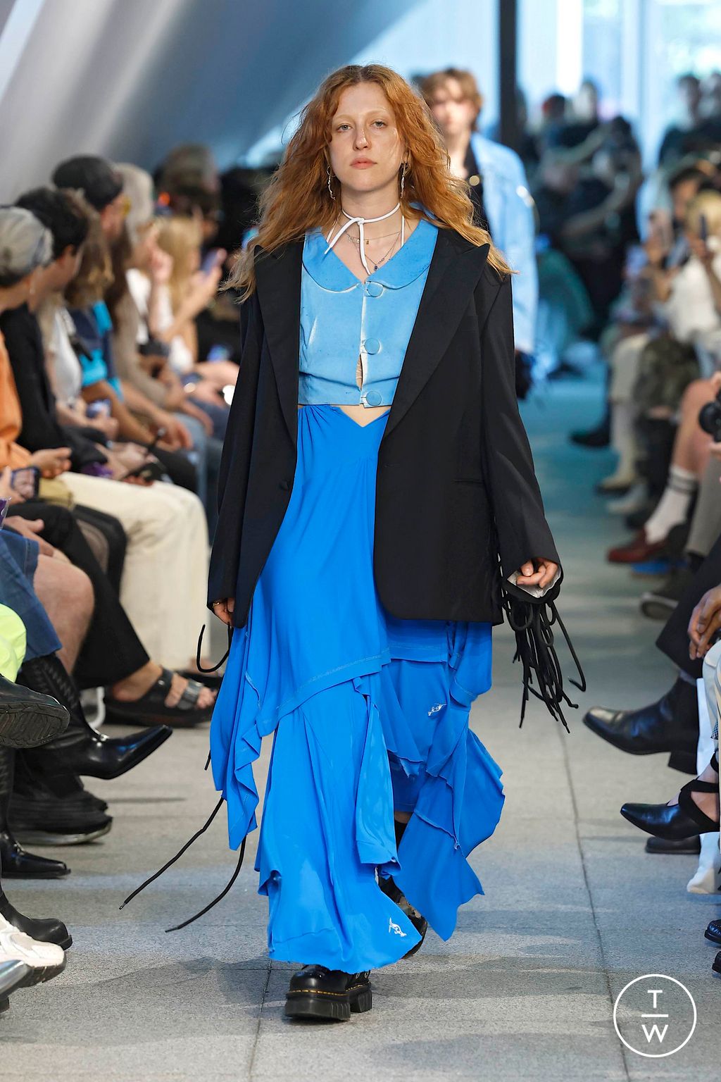 Fashion Week Milan Spring/Summer 2025 look 47 from the Simon Cracker collection menswear