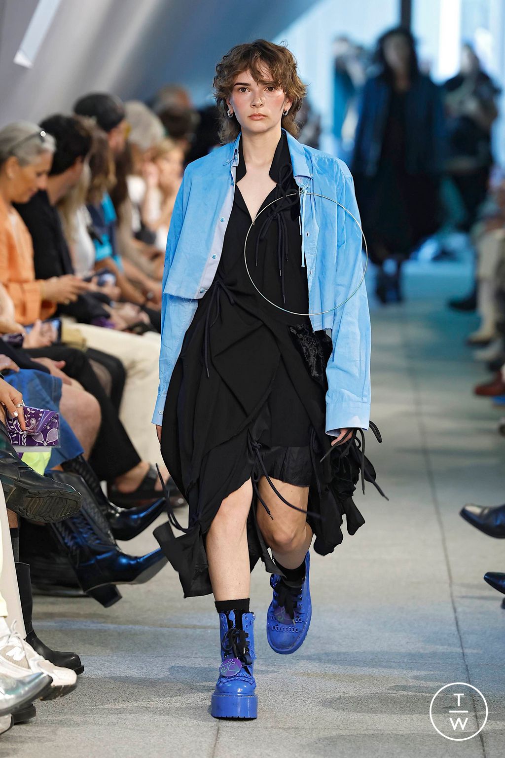 Fashion Week Milan Spring-Summer 2025 look 48 from the Simon Cracker collection menswear