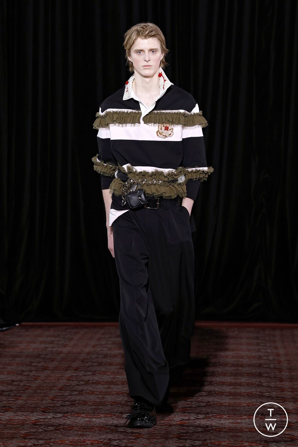 Fashion Week London Fall/Winter 2025 look 9 de la collection Simone Rocha womenswear