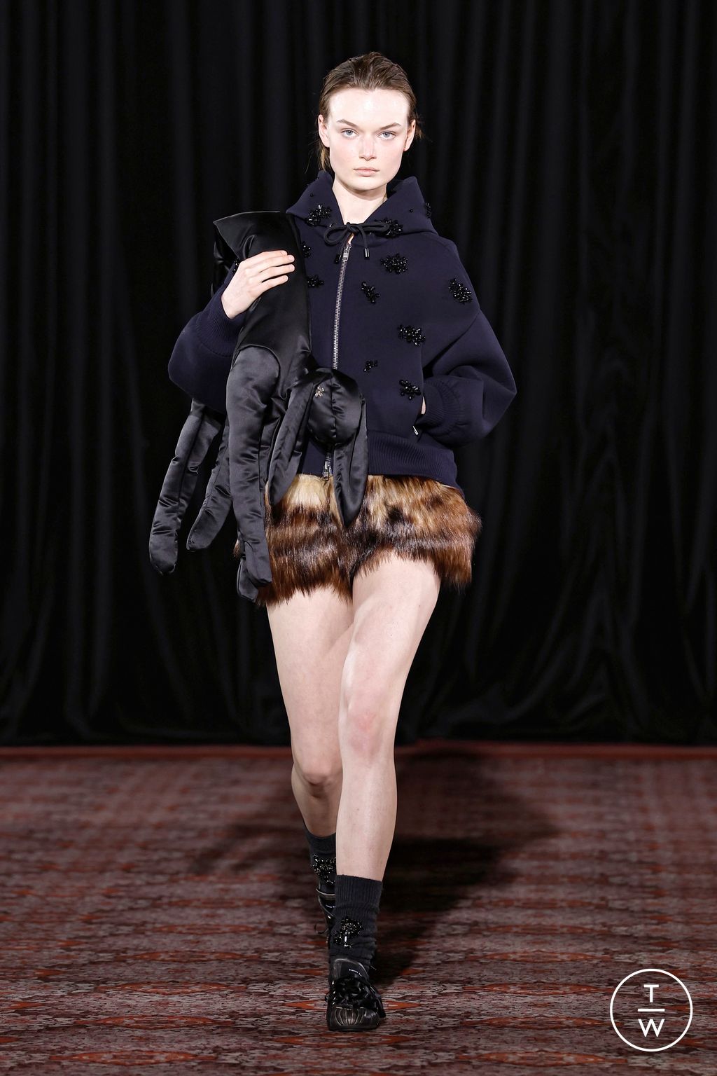 Fashion Week London Fall/Winter 2025 look 35 de la collection Simone Rocha womenswear