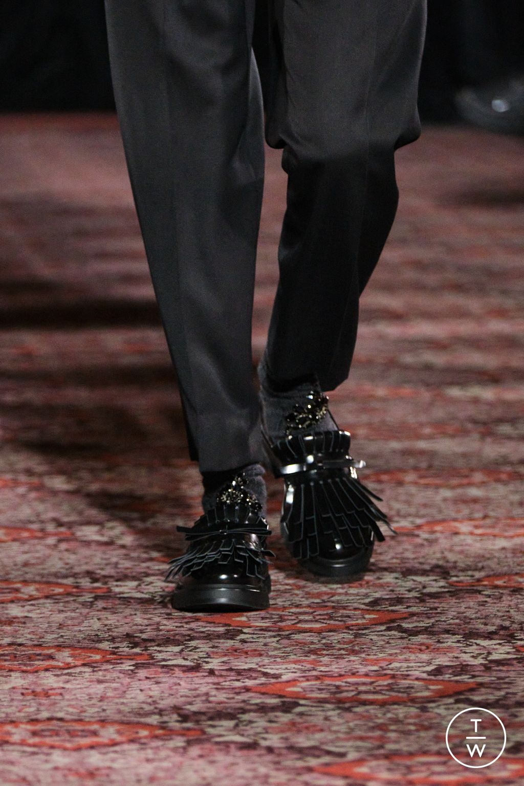 Fashion Week London Fall/Winter 2025 look 61 from the Simone Rocha collection womenswear accessories