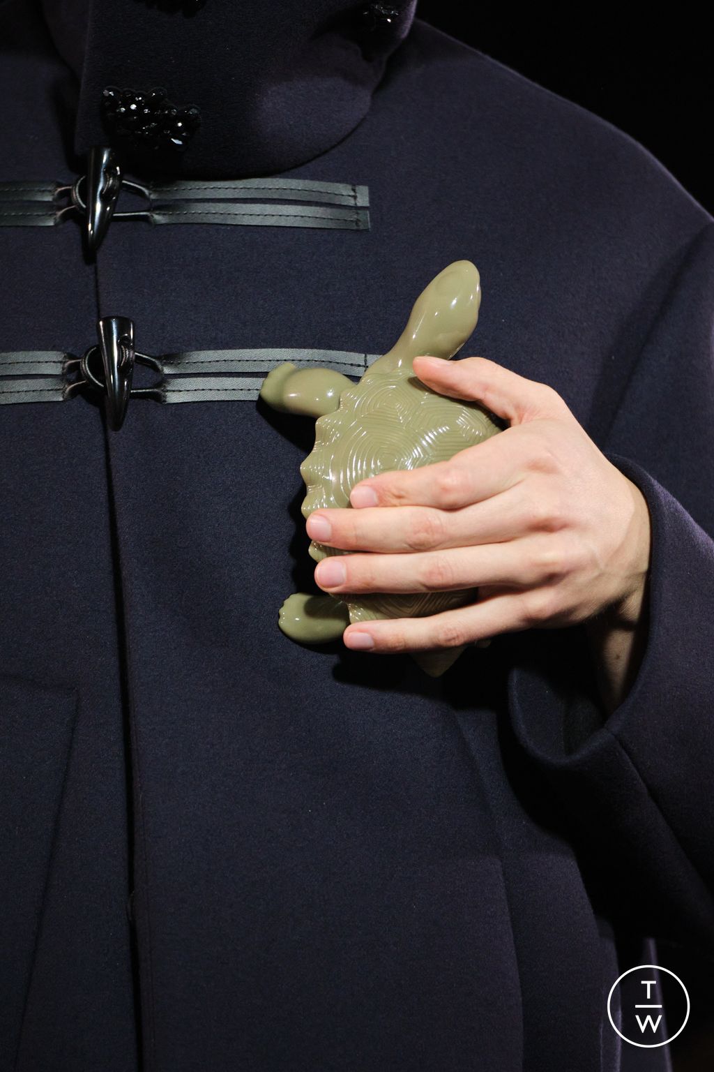 Fashion Week London Fall/Winter 2025 look 65 from the Simone Rocha collection womenswear accessories