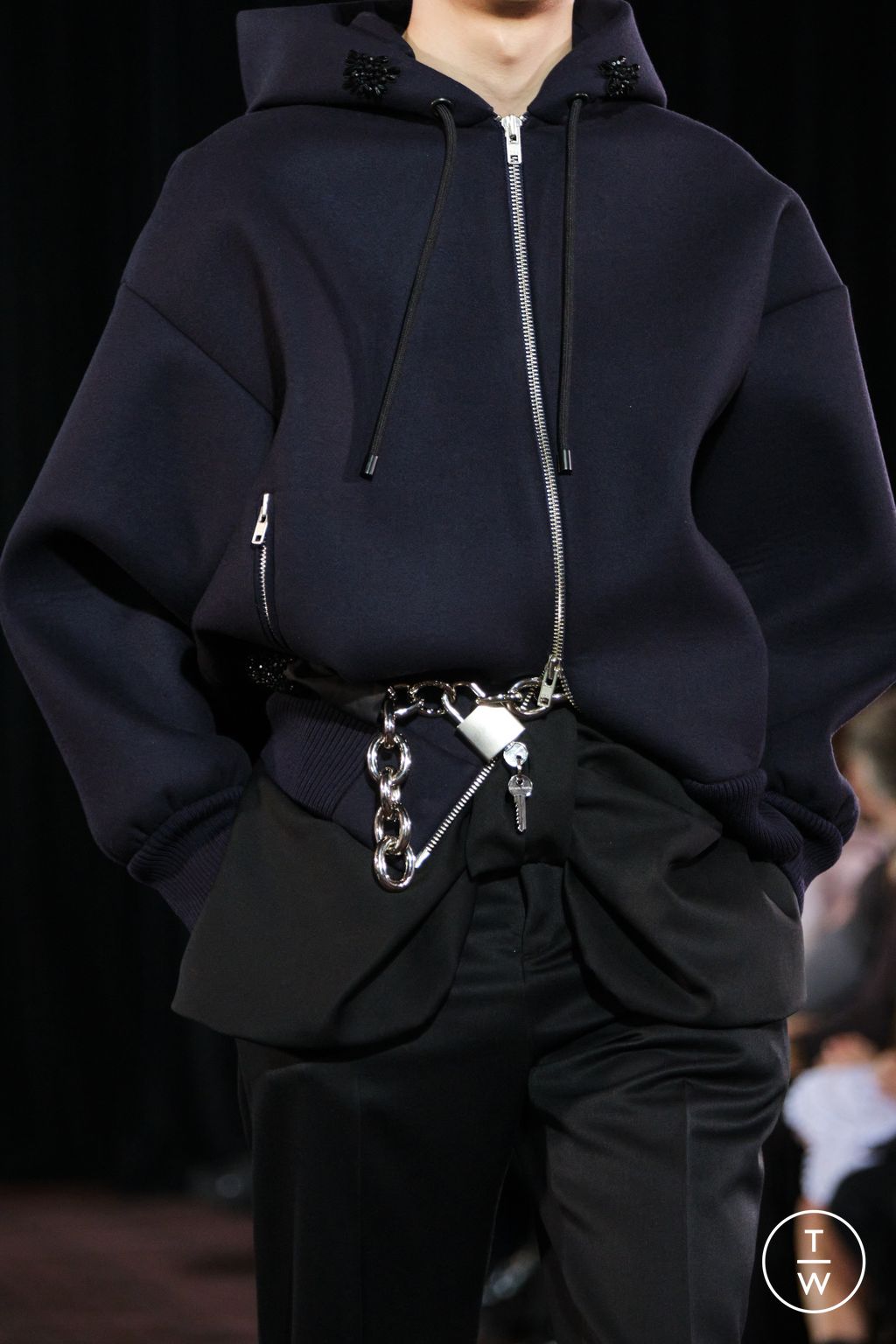 Fashion Week London Fall/Winter 2025 look 69 from the Simone Rocha collection womenswear accessories