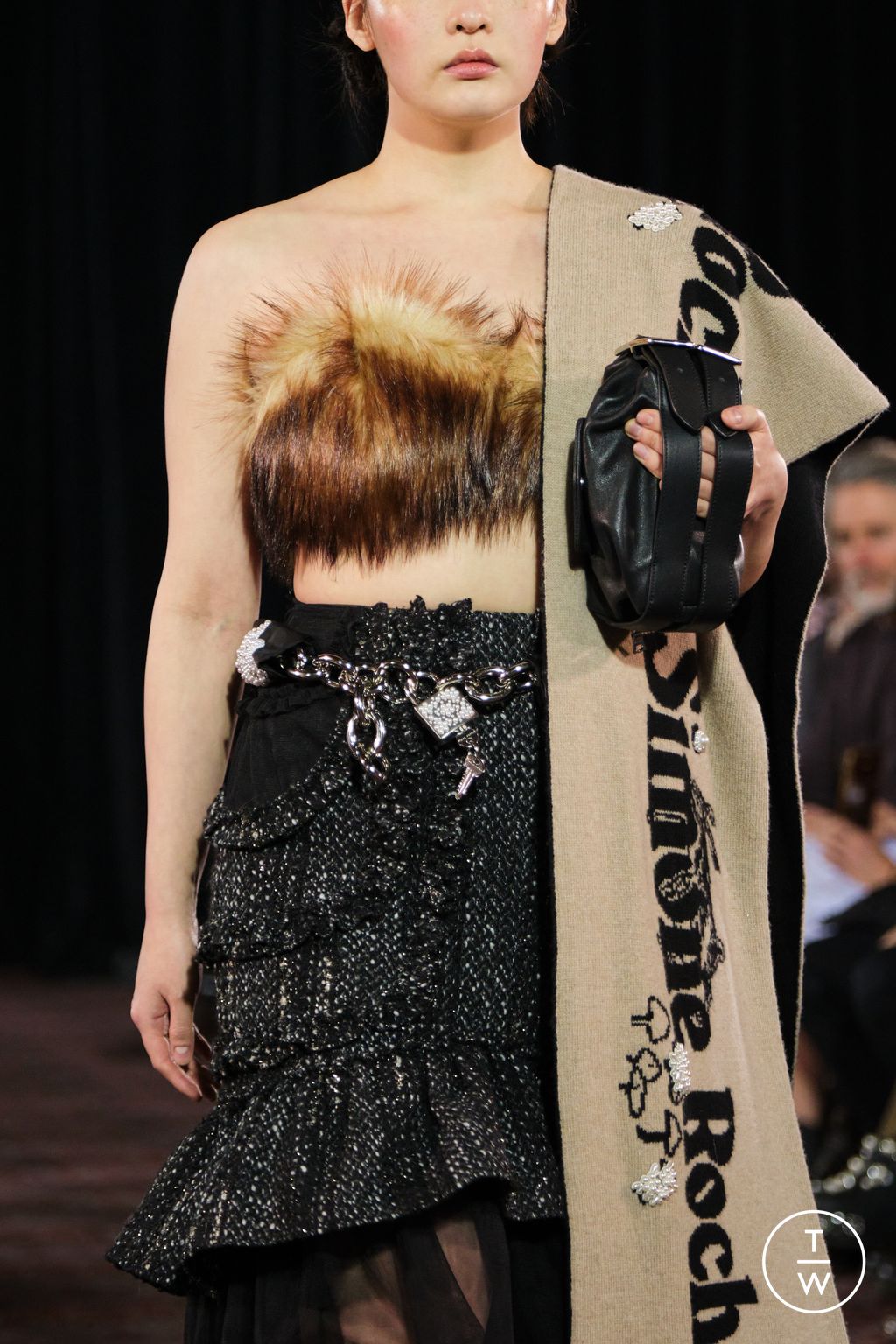 Fashion Week London Fall/Winter 2025 look 78 from the Simone Rocha collection womenswear accessories