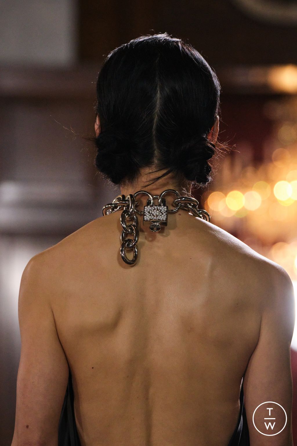 Fashion Week London Fall/Winter 2025 look 96 from the Simone Rocha collection womenswear accessories