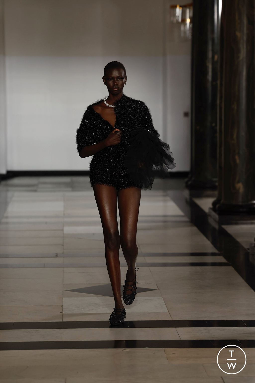 Fashion Week London Spring/Summer 2025 look 13 from the Simone Rocha collection womenswear