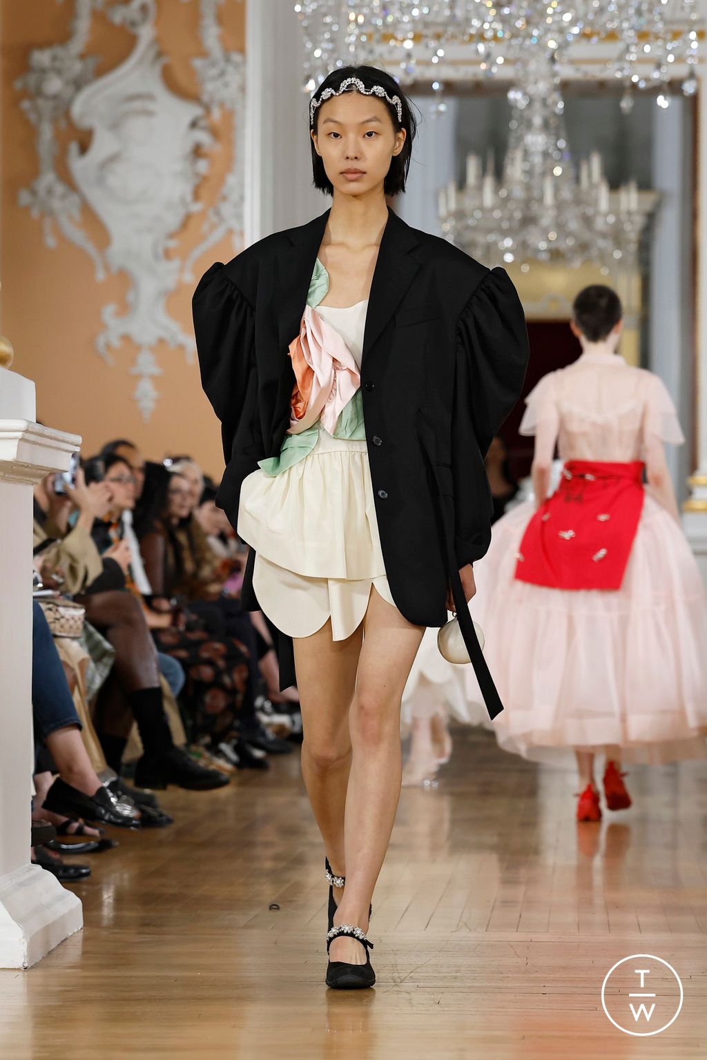 Fashion Week London Spring/Summer 2026 look 4 from the Simone Rocha collection womenswear