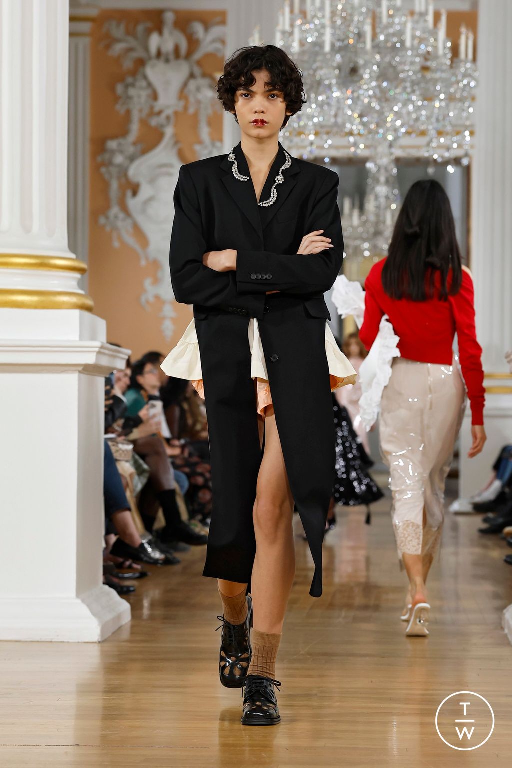 Fashion Week London Spring/Summer 2026 look 5 from the Simone Rocha collection womenswear