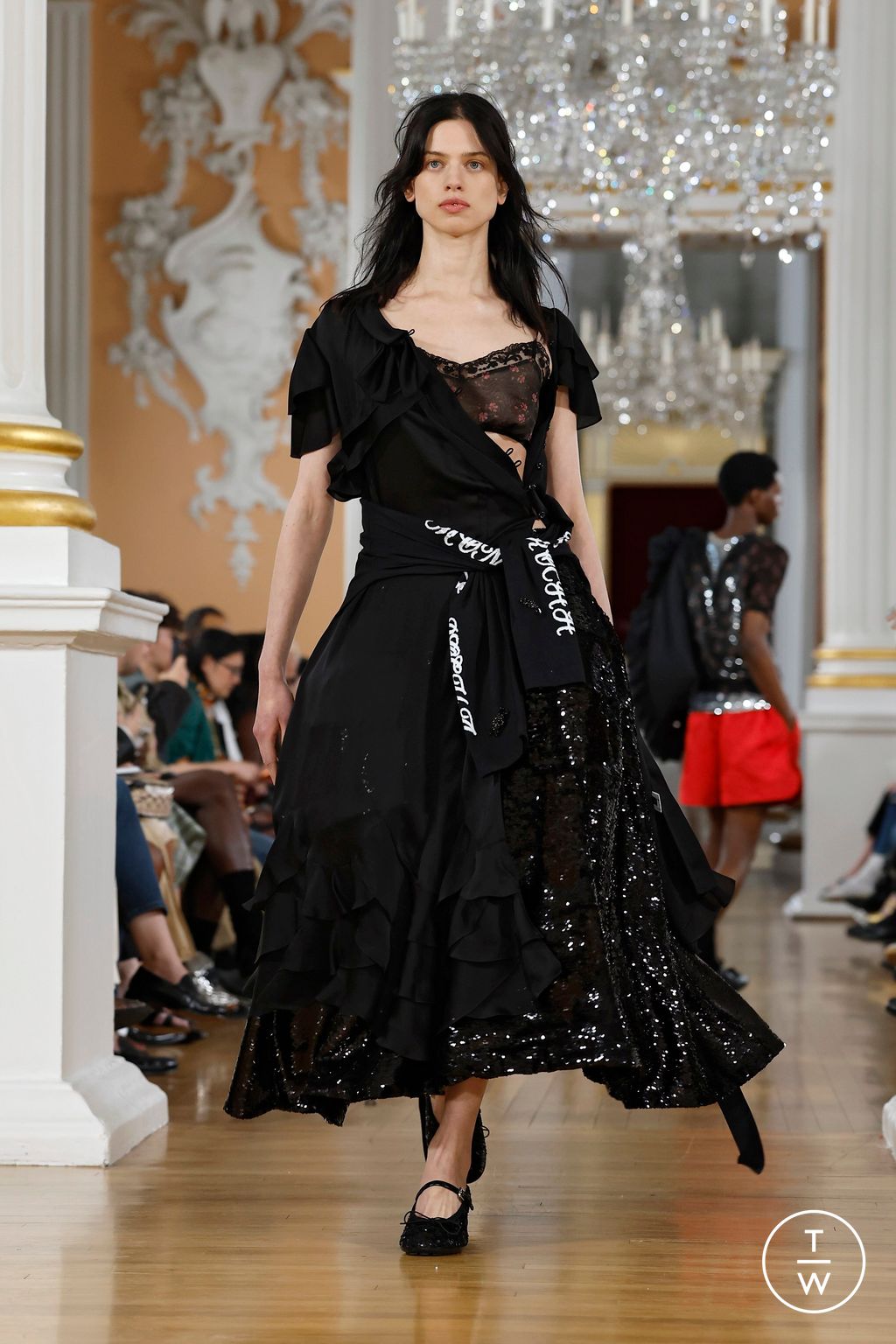 Fashion Week London Spring/Summer 2026 look 7 from the Simone Rocha collection womenswear