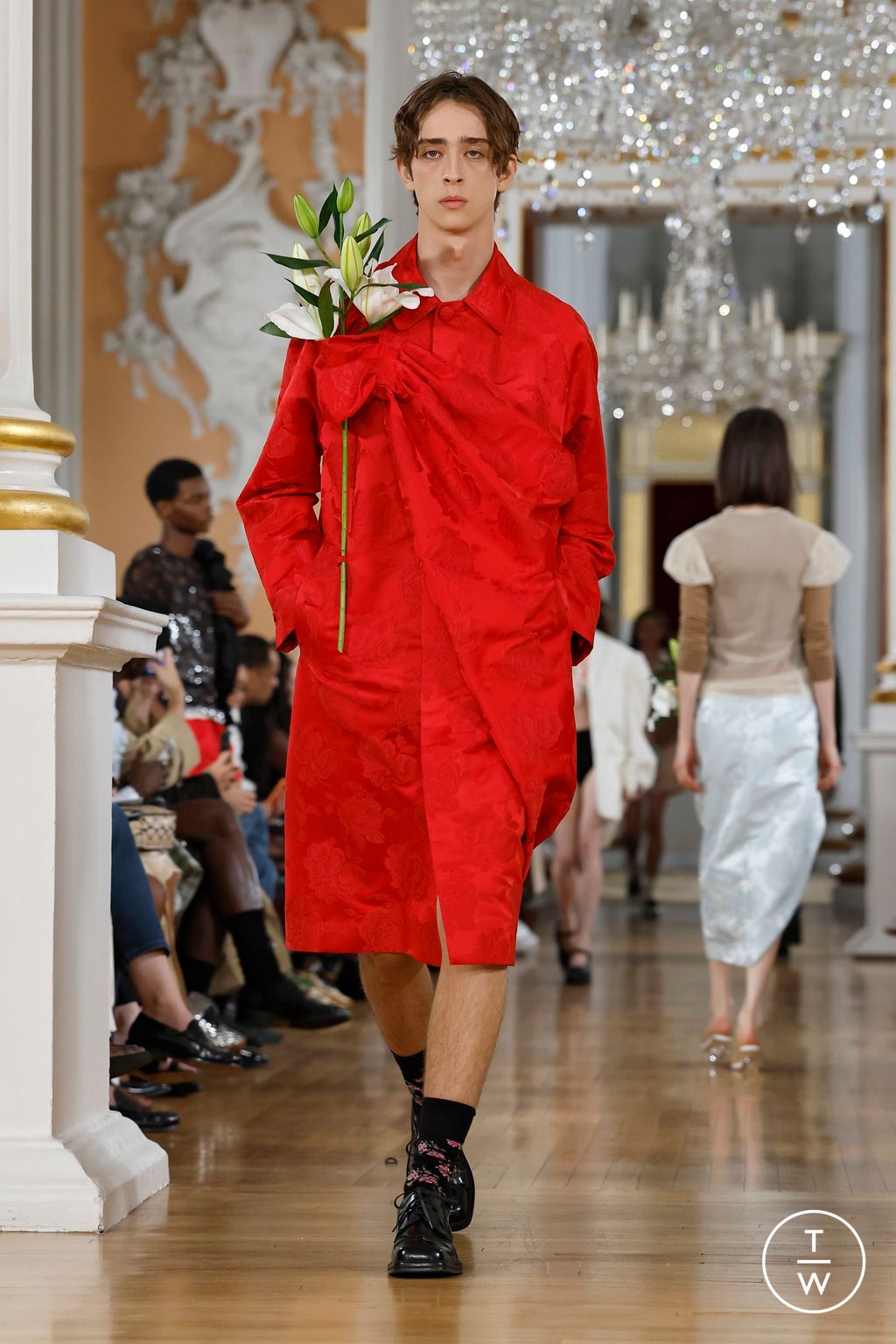 Fashion Week London Spring/Summer 2026 look 20 from the Simone Rocha collection womenswear