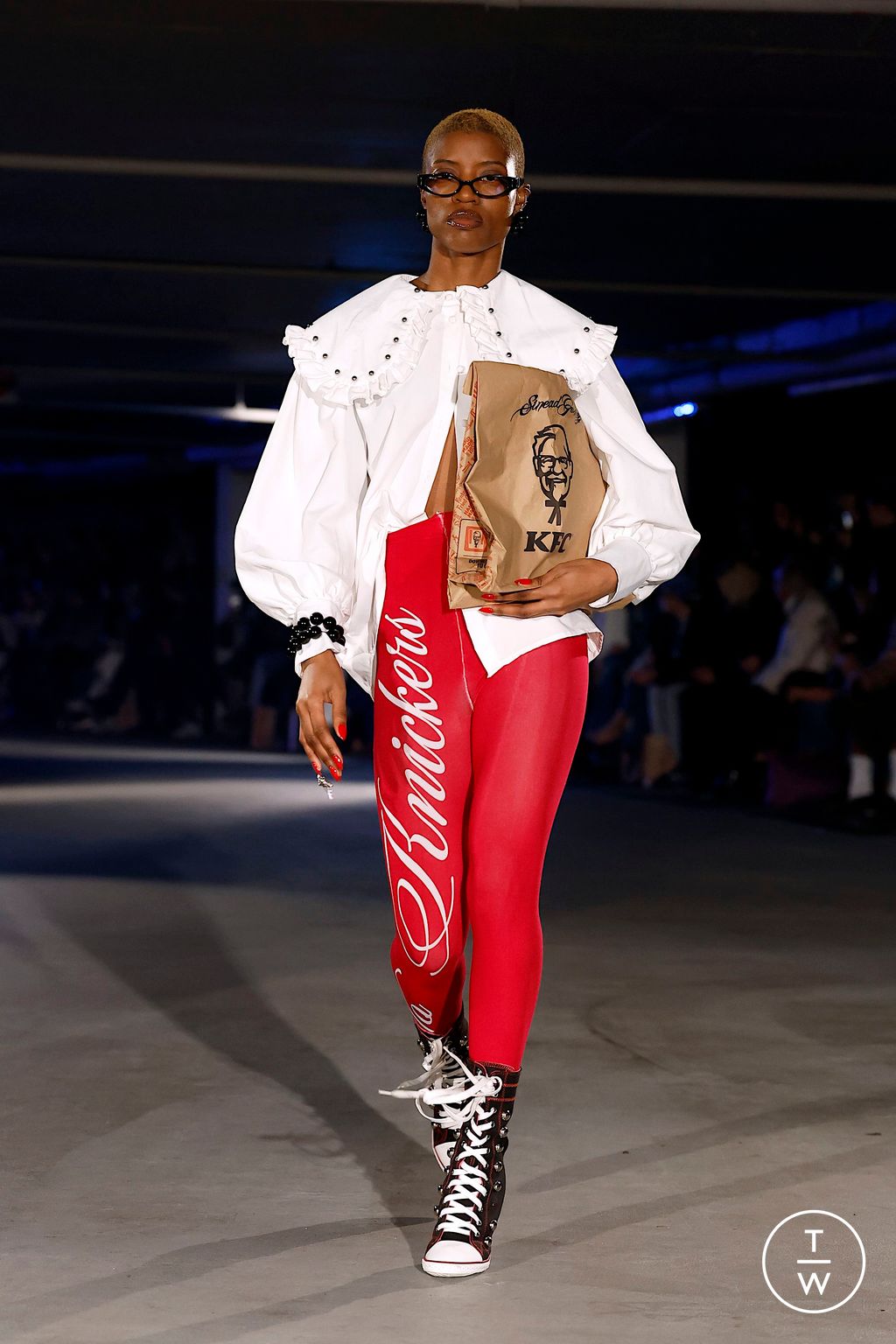 Fashion Week London Fall/Winter 2025 look 5 from the Sinead Gorey collection womenswear