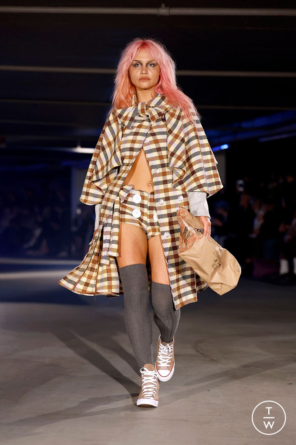 Fashion Week London Fall/Winter 2025 look 12 from the Sinead Gorey collection womenswear