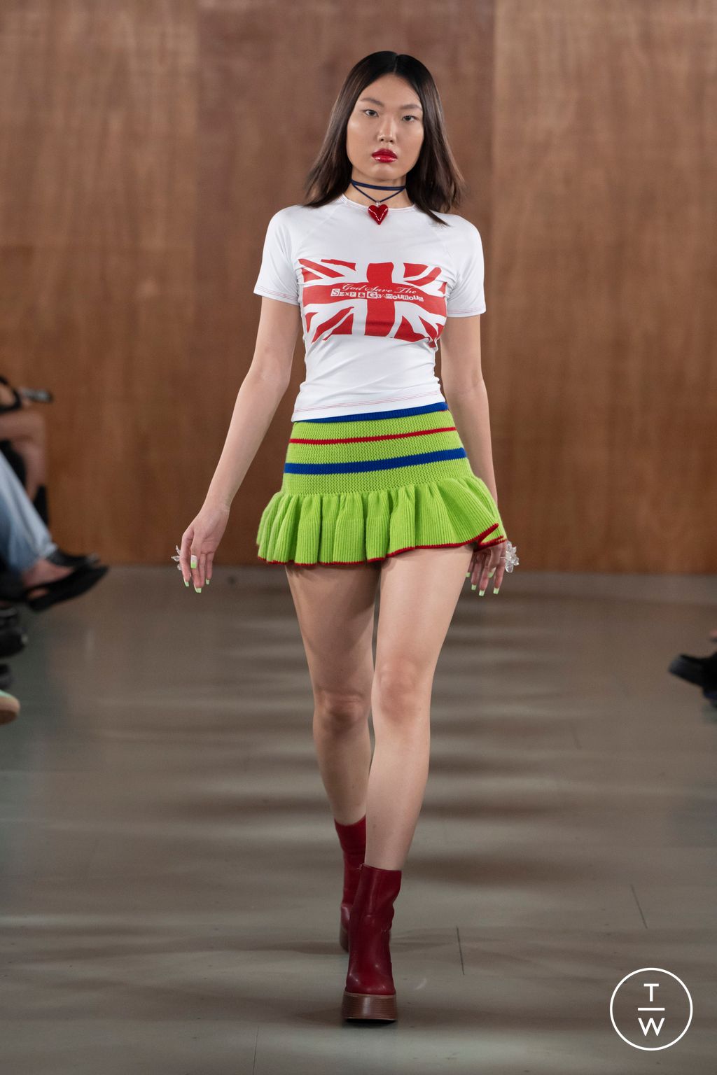 Fashion Week London Spring/Summer 2024 look 14 from the Sinead Gorey collection womenswear