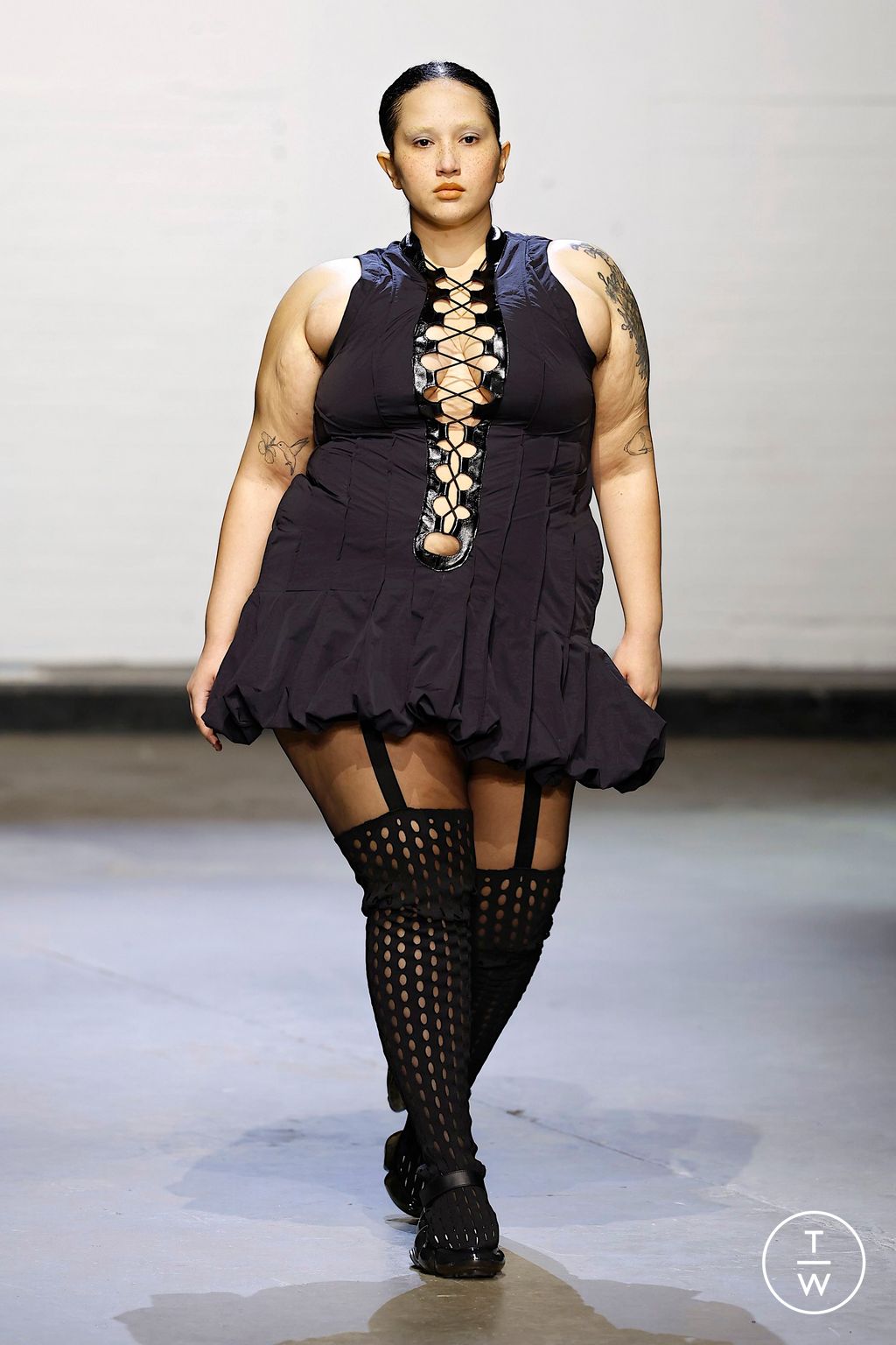 Fashion Week London Fall/Winter 2025 look 20 from the Sinéad O'Dwyer collection womenswear