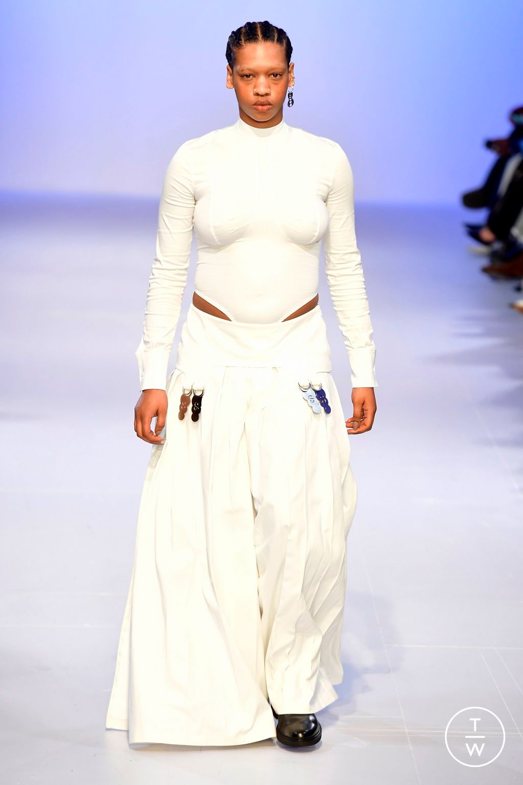 Fashion Week London Fall/Winter 2024 look 5 de la collection Sinéad O'Dwyer womenswear