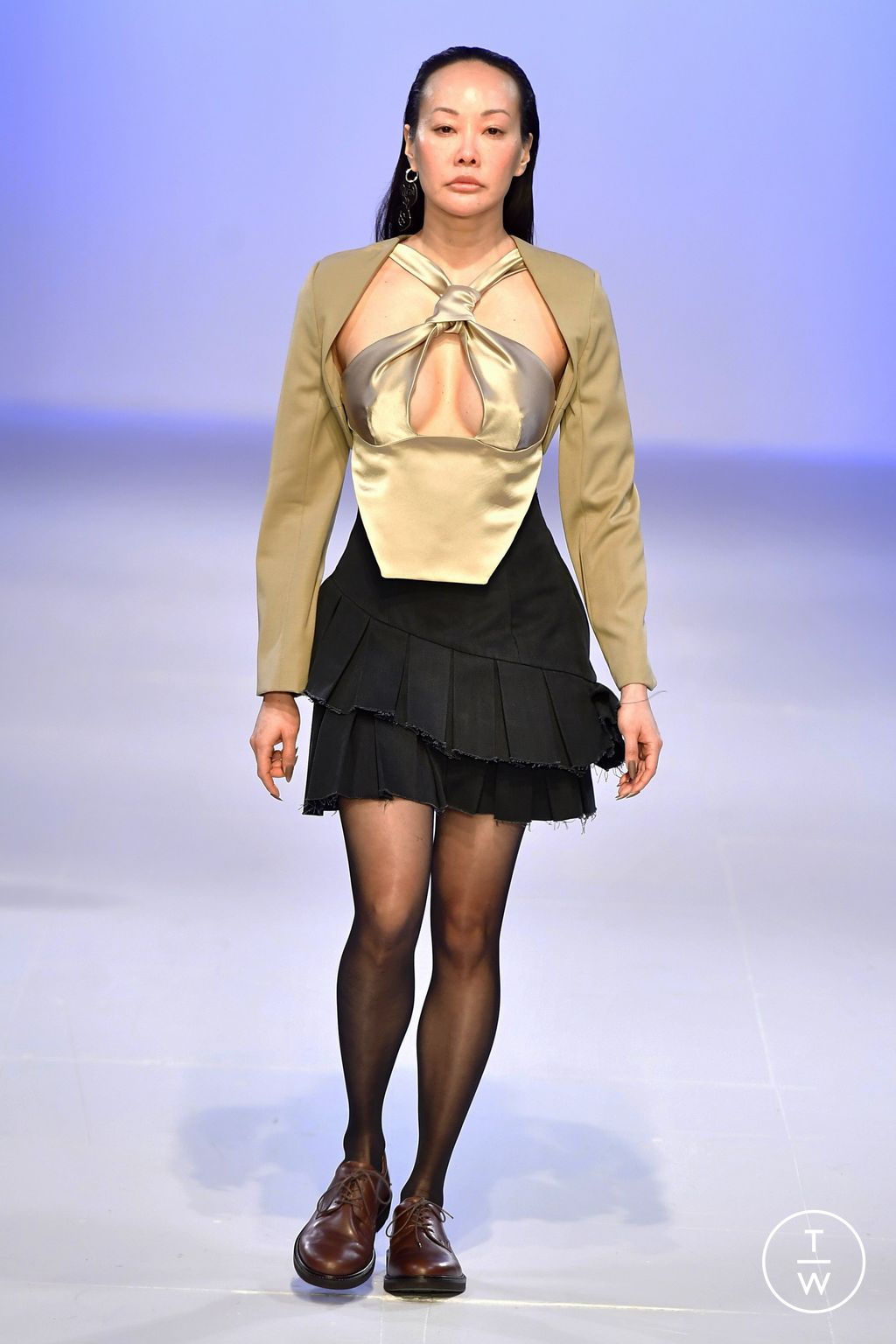 Fashion Week London Fall/Winter 2024 look 12 de la collection Sinéad O'Dwyer womenswear