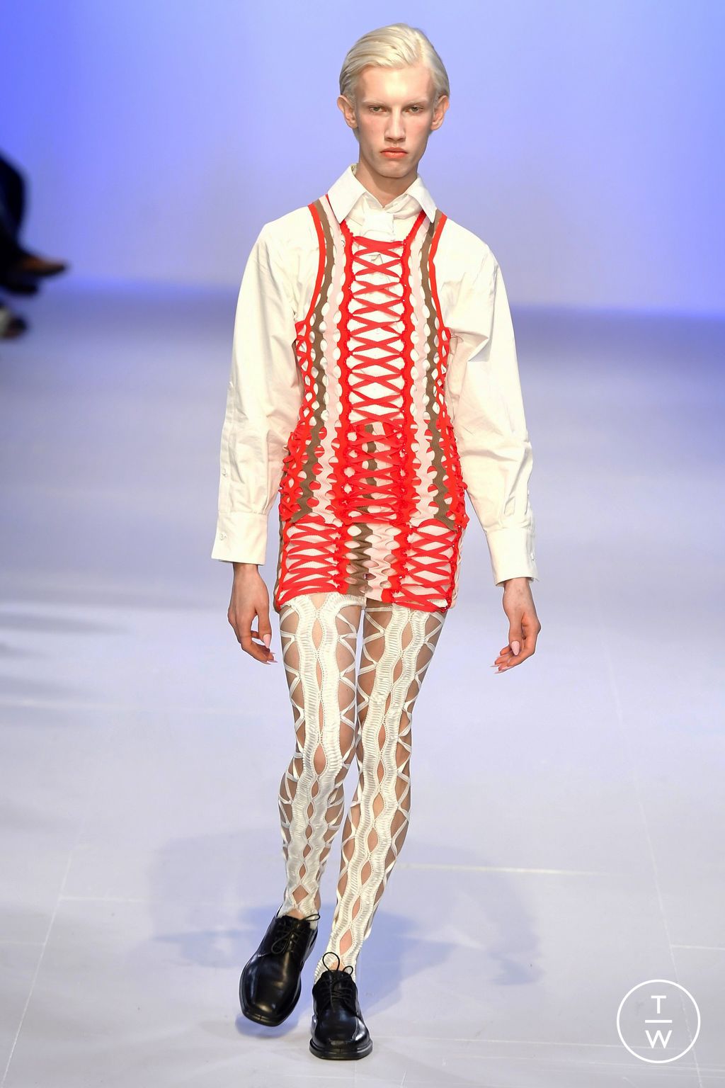 Fashion Week London Fall/Winter 2024 look 14 de la collection Sinéad O'Dwyer womenswear
