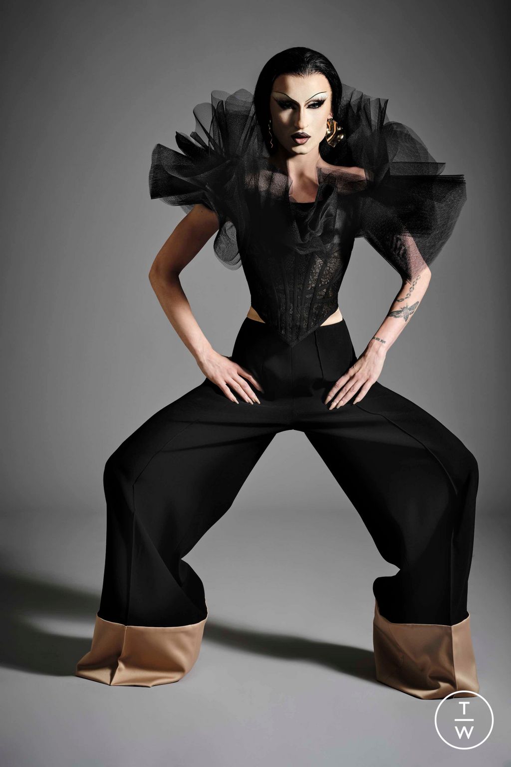 Fashion Week New York Resort 2025 look 7 from the Christian Siriano collection womenswear
