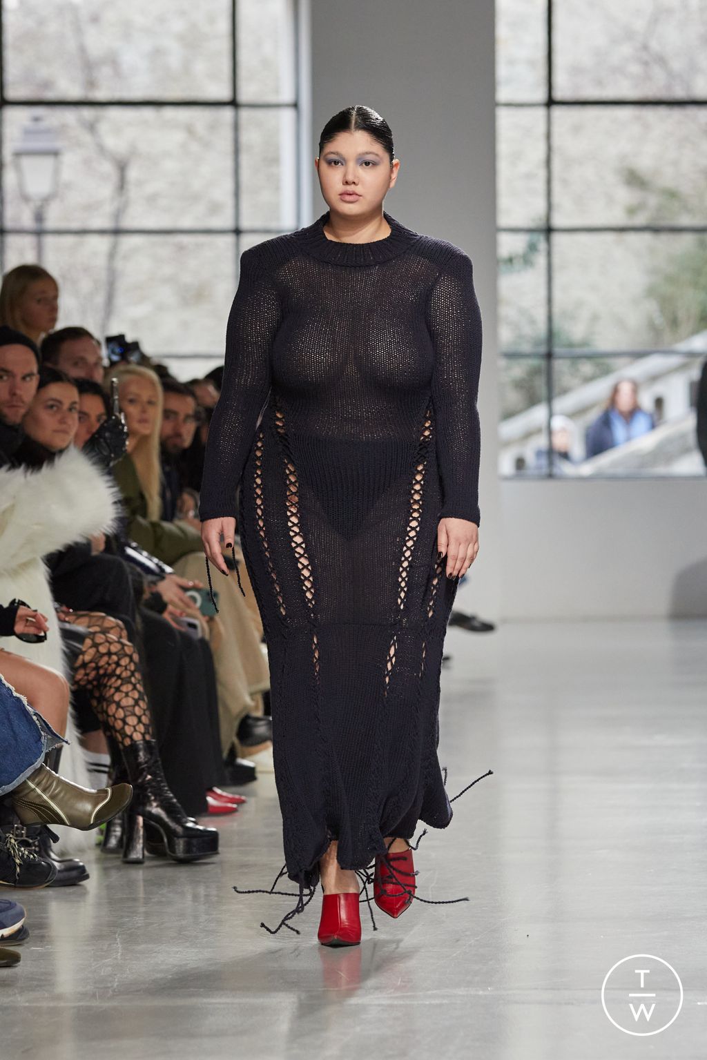 Fashion Week Paris Fall/Winter 2023 look 10 from the Situationist collection womenswear