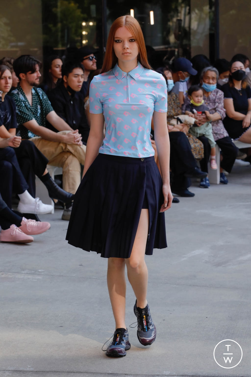 Fashion Week New York Spring/Summer 2022 look 16 de la collection Sandy Liang womenswear