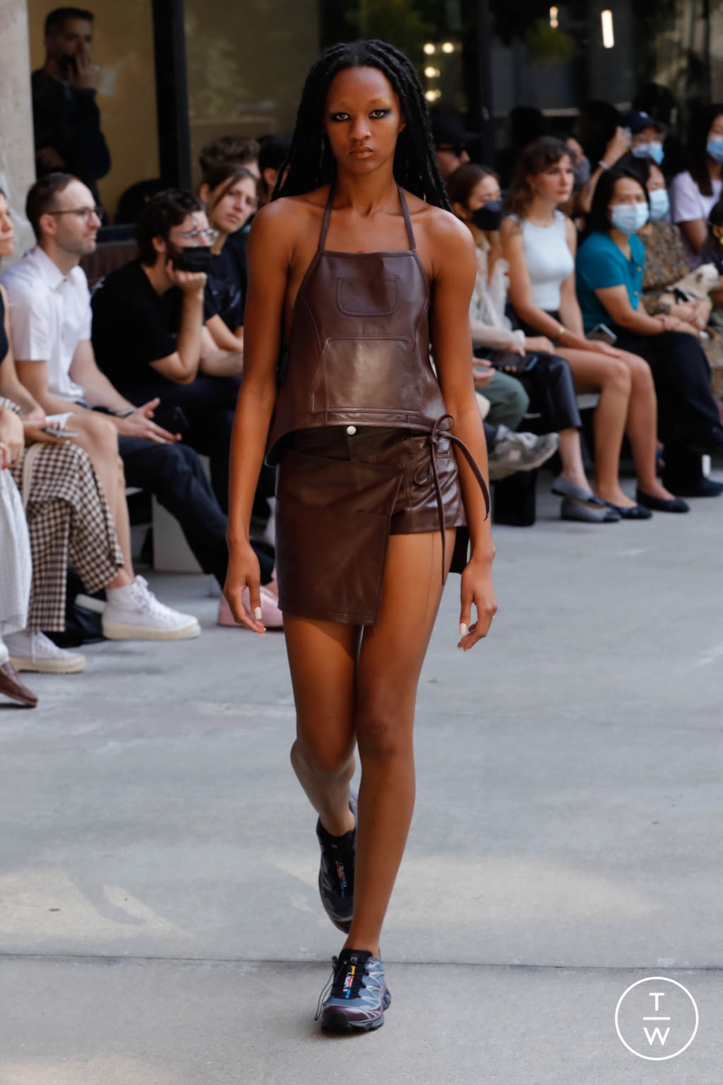 Fashion Week New York Spring/Summer 2022 look 17 de la collection Sandy Liang womenswear